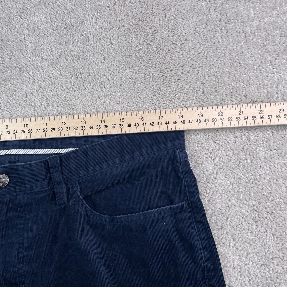Brooks Brothers Pants Mens 36 (Fits 36x28) Blue Corduroy‎ Slim Fit Stretch Cords